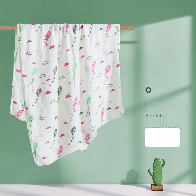 Kūdikio susiuvimo skraistė iš bambuko pluošto ir medvilnės, vasariška lengva, 70% bambuko, 30% medvilnės, karikatūrinis raštas, tinkama kūdikiams ir 1–3 metų vaikams