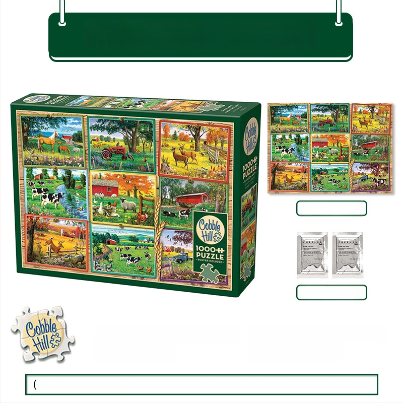 3D puzle — papīra sastāvs, izcelsme ASV, 14+ vecumam, burti ilustrācijas, dēļi