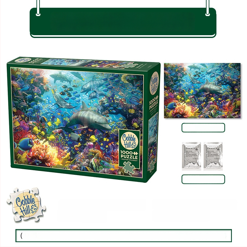 3D puzle — papīra sastāvs, izcelsme ASV, 14+ vecumam, burti ilustrācijas, dēļi