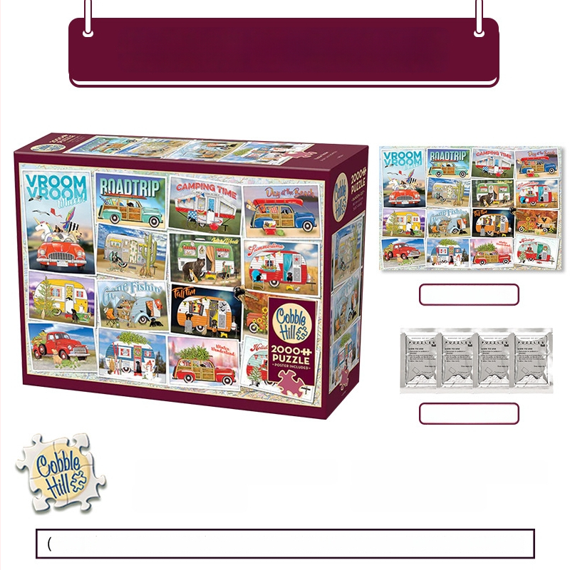 3D puzle — papīra sastāvs, izcelsme ASV, 14+ vecumam, burti ilustrācijas, dēļi