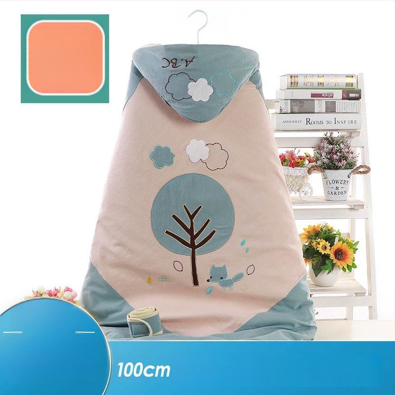 Swaddle za novorođenče od 100% pamuka s odvojivim dvostrukim slojem, 300–500 g, za proljeće i jesen, moderan minimalistički stil