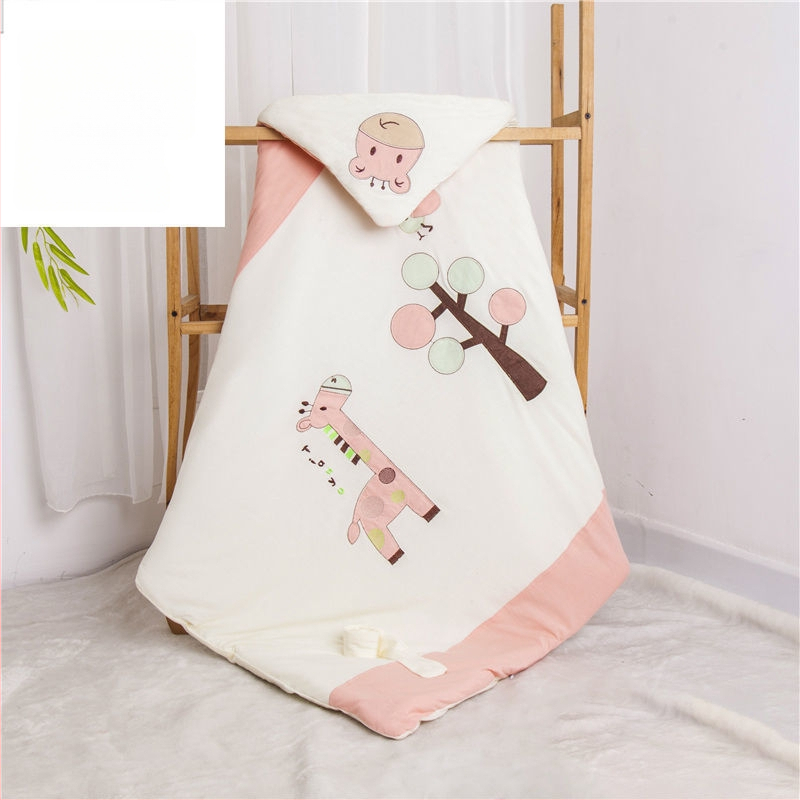 Swaddle za novorođenče od 100% pamuka s odvojivim dvostrukim slojem, 300–500 g, za proljeće i jesen, moderan minimalistički stil