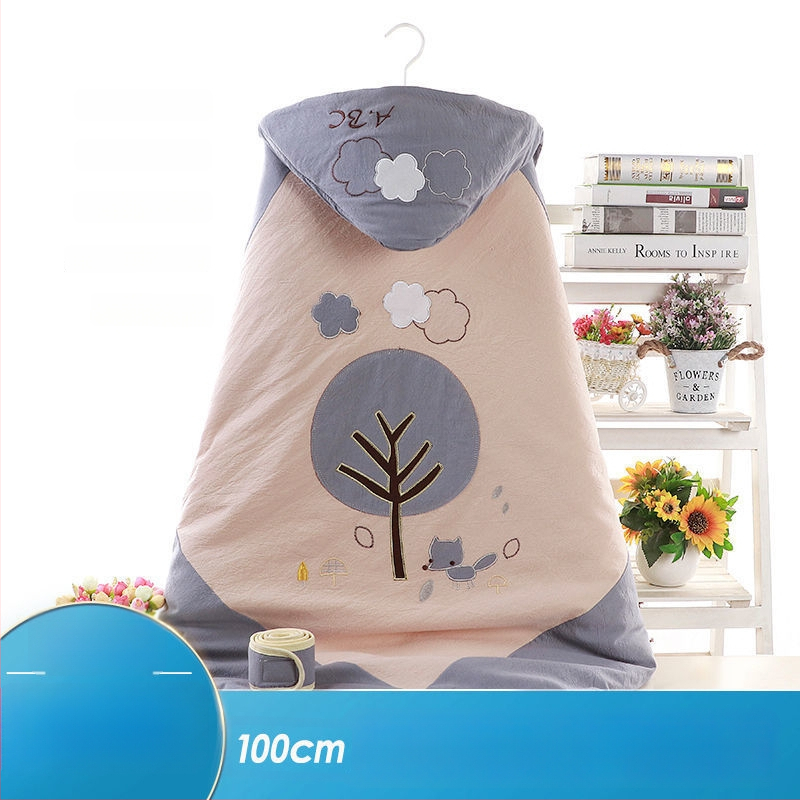 Swaddle za novorođenče od 100% pamuka s odvojivim dvostrukim slojem, 300–500 g, za proljeće i jesen, moderan minimalistički stil