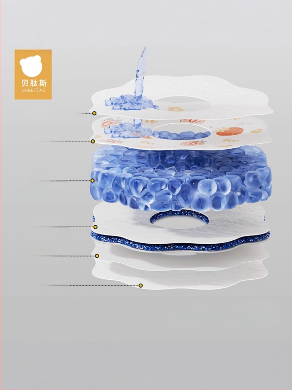 Beptide vienkartinė kūdikių bavetė – atspari vandeniui, audinys: gazė ir medvilnė, unisex, raštas piešiniai/žiedai