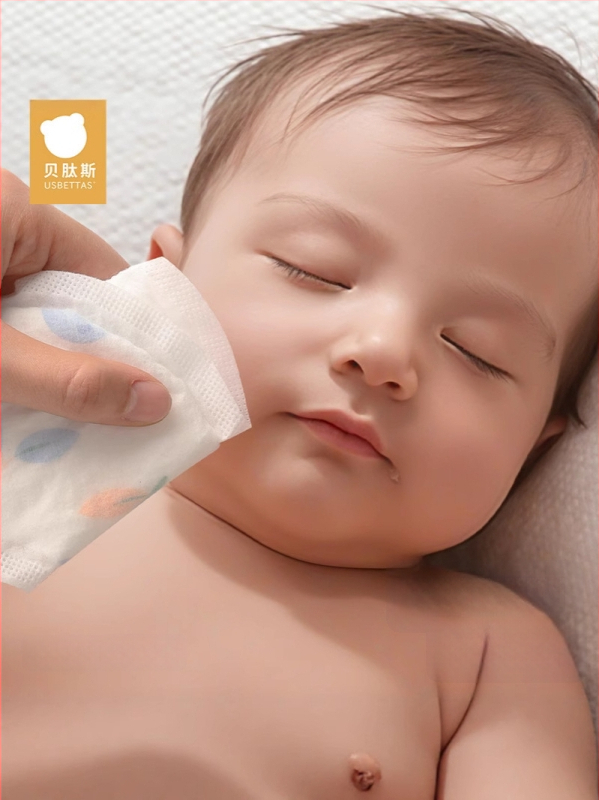 Beptide vienkartinė kūdikių bavetė – atspari vandeniui, audinys: gazė ir medvilnė, unisex, raštas piešiniai/žiedai