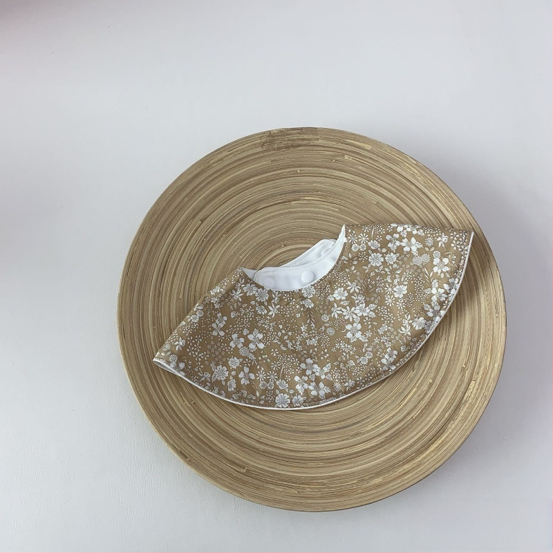 Kūdikio seilinukas iš medvilnės, atsparus vandeniui, dryžių raštas, 0–3 metų vaikams, unisex