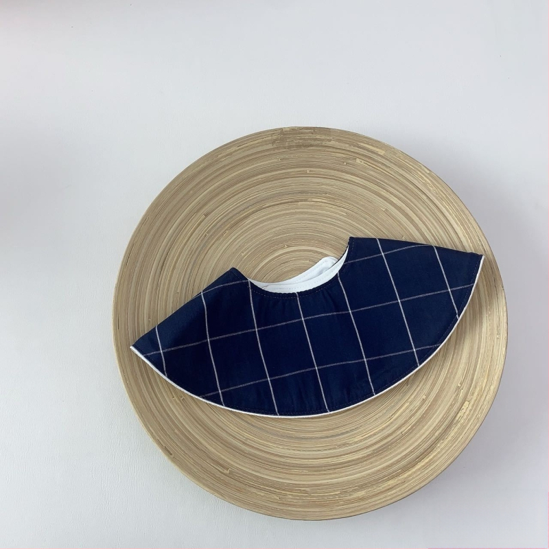 Kūdikio seilinukas iš medvilnės, atsparus vandeniui, dryžių raštas, 0–3 metų vaikams, unisex