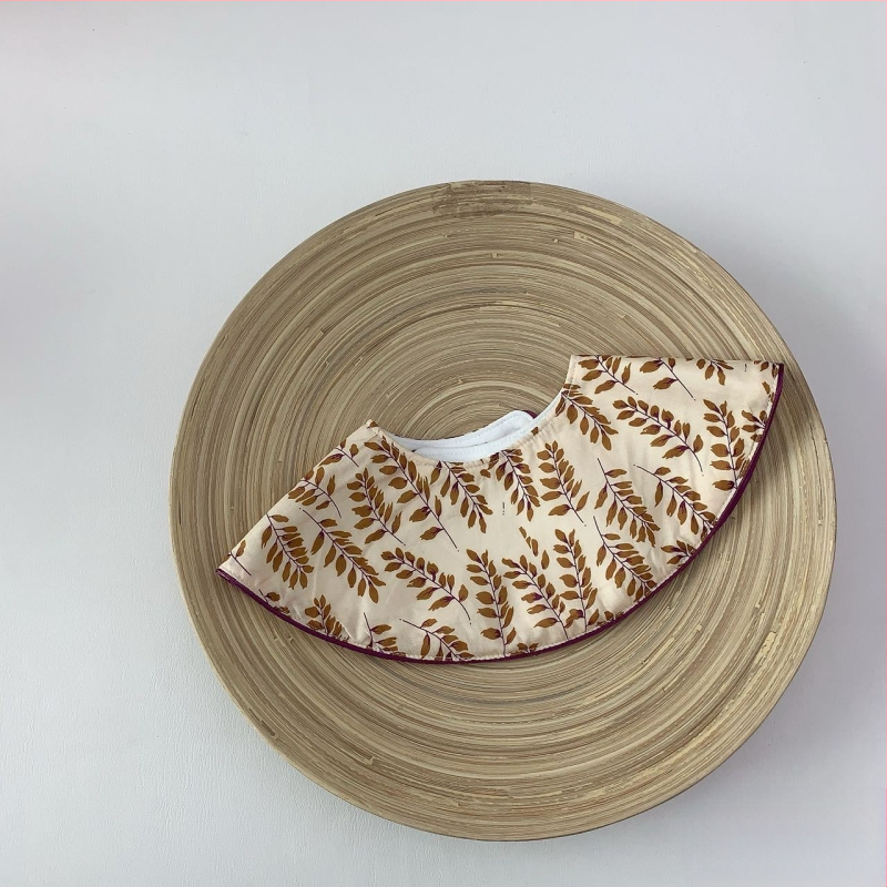 Kūdikio seilinukas iš medvilnės, atsparus vandeniui, dryžių raštas, 0–3 metų vaikams, unisex