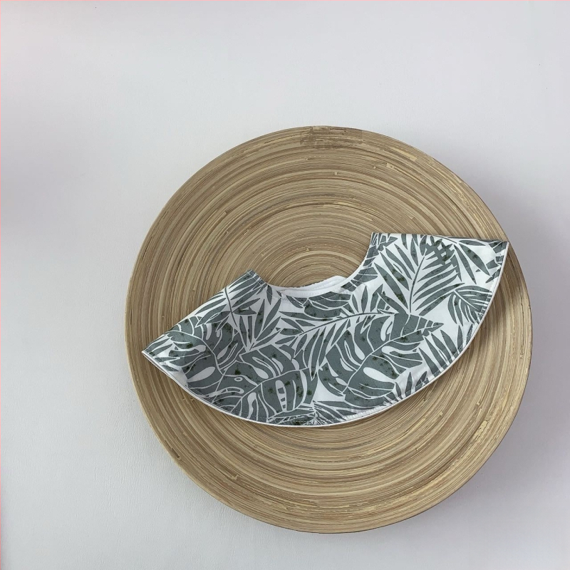 Kūdikio seilinukas iš medvilnės, atsparus vandeniui, dryžių raštas, 0–3 metų vaikams, unisex