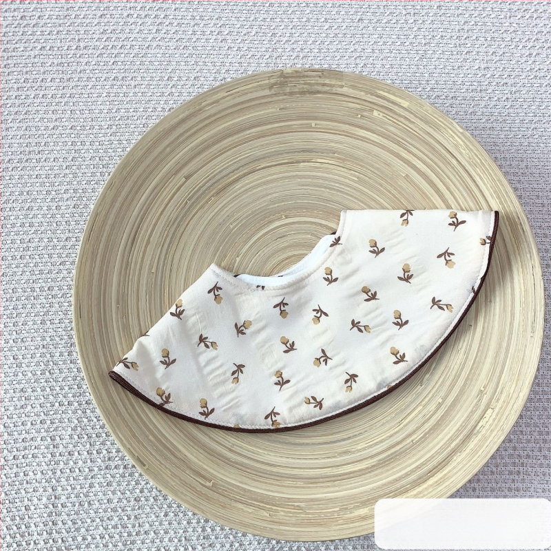 Kūdikio seilinukas iš medvilnės, atsparus vandeniui, dryžių raštas, 0–3 metų vaikams, unisex