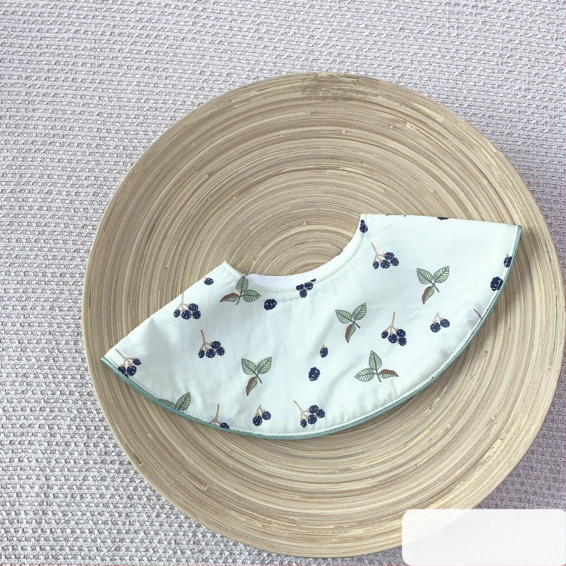 Kūdikio seilinukas iš medvilnės, atsparus vandeniui, dryžių raštas, 0–3 metų vaikams, unisex