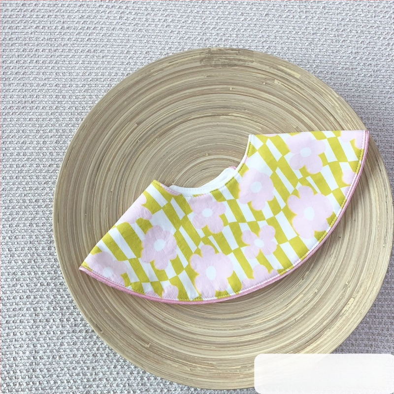 Kūdikio seilinukas iš medvilnės, atsparus vandeniui, dryžių raštas, 0–3 metų vaikams, unisex