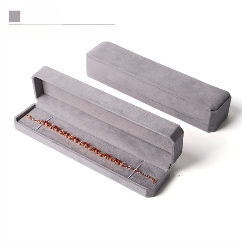 Astoņstūraina velūra juvelierizstrādājumu kaste, kompozītmateriāls, SSJH23, juvelierizstrādājumu iepakojums