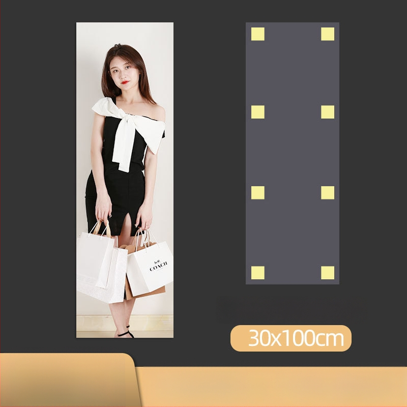 Ακρυλικό καθρέφτης τοίχου με αυτοκόλλητο — διακοσμητικό πάνελ για πόρτες ντουλάπας, ολόσωμο καθρέπτης μακιγιάζ