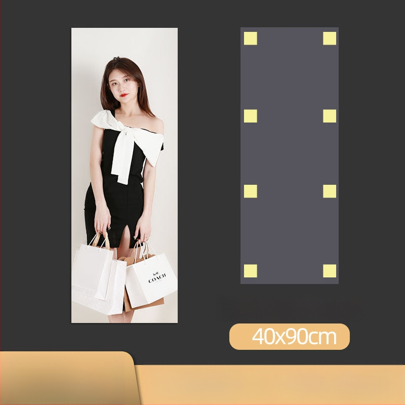 Ακρυλικό καθρέφτης τοίχου με αυτοκόλλητο — διακοσμητικό πάνελ για πόρτες ντουλάπας, ολόσωμο καθρέπτης μακιγιάζ