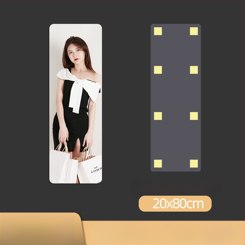 Ακρυλικό καθρέφτης τοίχου με αυτοκόλλητο — διακοσμητικό πάνελ για πόρτες ντουλάπας, ολόσωμο καθρέπτης μακιγιάζ