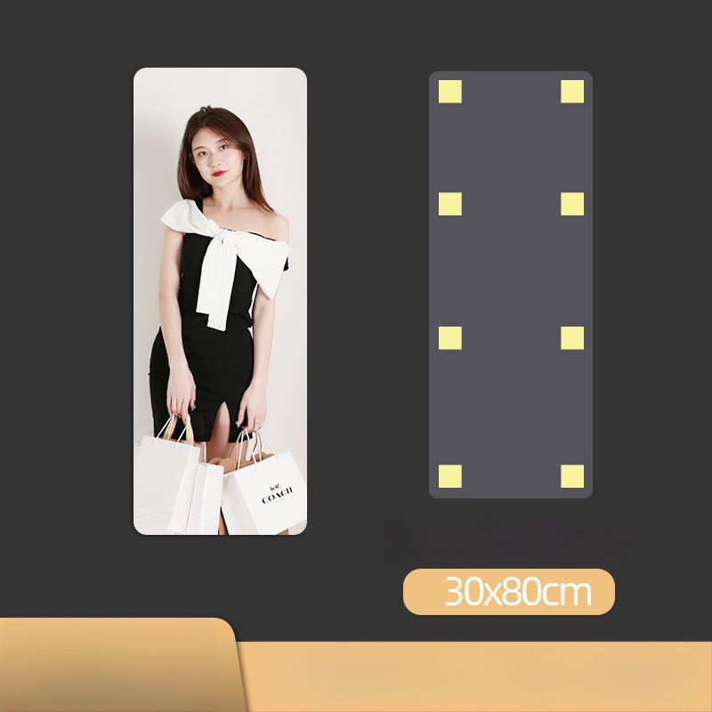 Ακρυλικό καθρέφτης τοίχου με αυτοκόλλητο — διακοσμητικό πάνελ για πόρτες ντουλάπας, ολόσωμο καθρέπτης μακιγιάζ