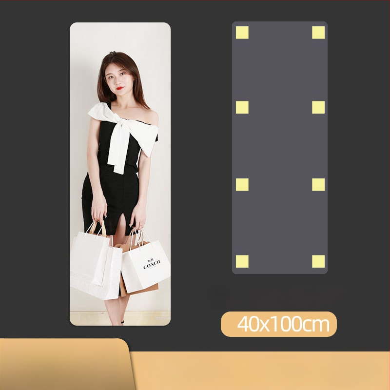 Ακρυλικό καθρέφτης τοίχου με αυτοκόλλητο — διακοσμητικό πάνελ για πόρτες ντουλάπας, ολόσωμο καθρέπτης μακιγιάζ