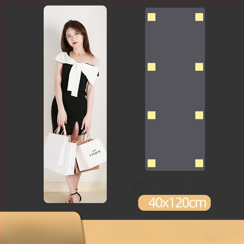 Ακρυλικό καθρέφτης τοίχου με αυτοκόλλητο — διακοσμητικό πάνελ για πόρτες ντουλάπας, ολόσωμο καθρέπτης μακιγιάζ