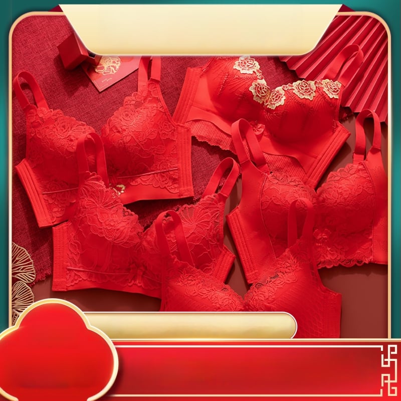 Nėrinių liemenėlės komplektas su 3/4 taurėmis, belaidis, fiksuoti petnešos, nugaros užsegimas su keturiomis eilėmis