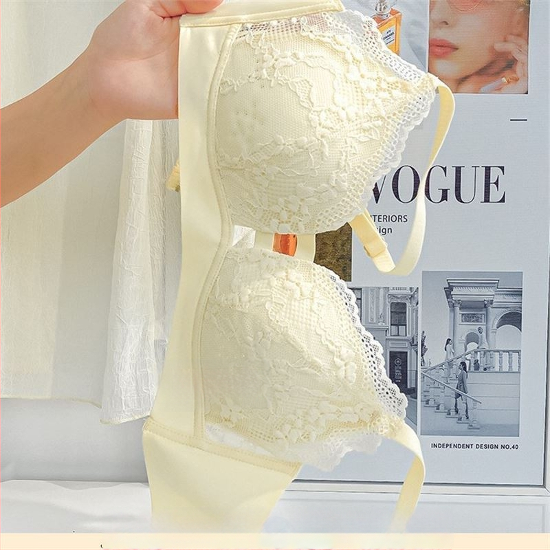 Ženski ljetni tanki grudnjak bez žice za velike grudi, minimizator, učvršćivanje bočnih, protiv opuštanja, Plus-size set grudnjaka