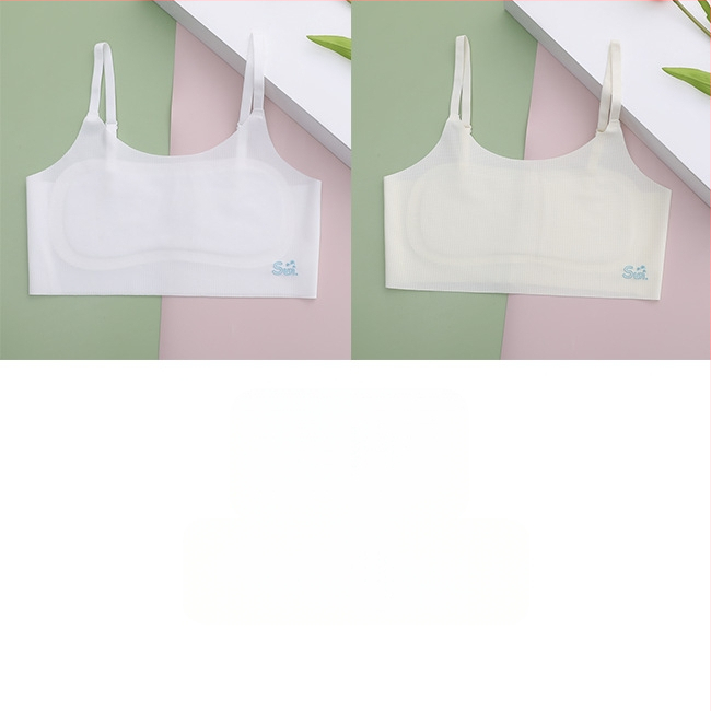 Tütarlaste camisol-bra arengu jaoks, 8–14a, nailon/elastaan segu, U-kujuline kaelus, vooder viskoos/mulberry siid/elastaan