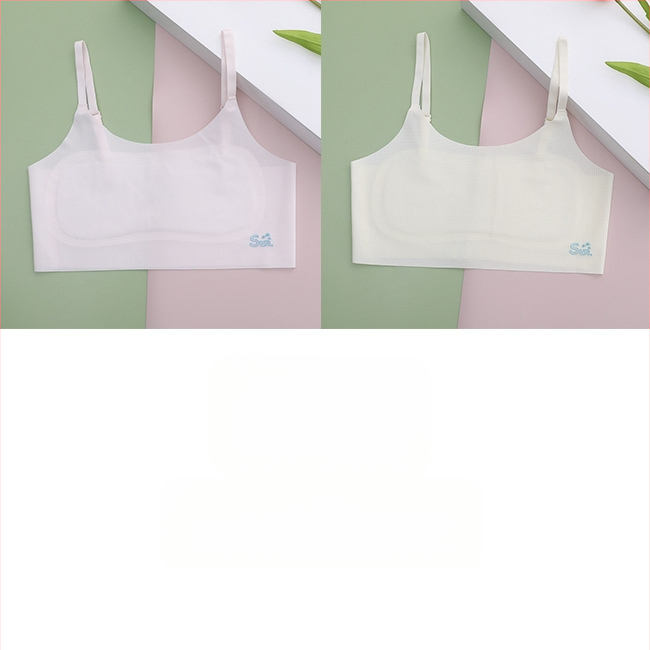 Tütarlaste camisol-bra arengu jaoks, 8–14a, nailon/elastaan segu, U-kujuline kaelus, vooder viskoos/mulberry siid/elastaan