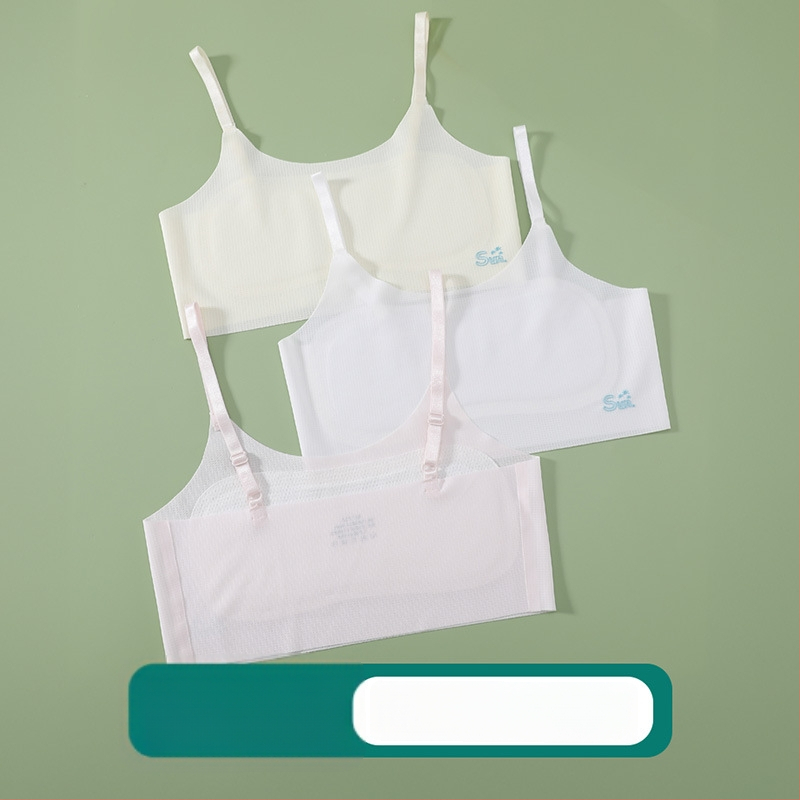 Tütarlaste camisol-bra arengu jaoks, 8–14a, nailon/elastaan segu, U-kujuline kaelus, vooder viskoos/mulberry siid/elastaan