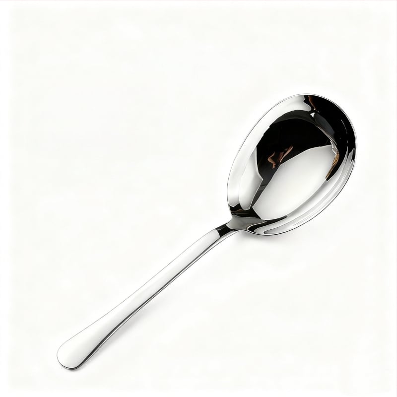 Munavormiline supilusikas pikkade käepidemetega, sügav kauss, 304 roostevaba teras, peegelviimistlus, serveerimis lusikas, kaasaegne minimalistlik stiil