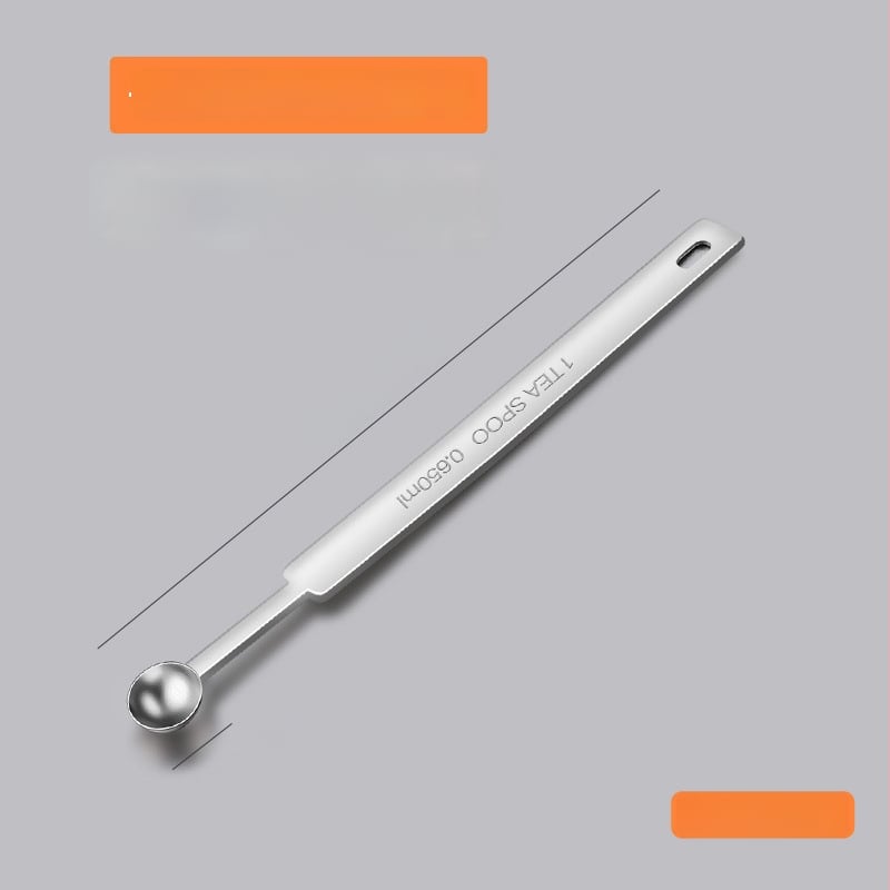 Yutian pikkade kätega mõõtelusikas grammskaalaga, märgised 5/10 g ja 15 ml, küpsetamiseks, kaasaegne minimalistlik disain