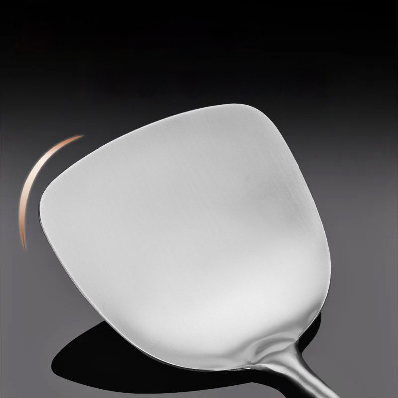 304 roostevabast teras lusikas ja spatula komplekt, paksendatud ja pikendatud disain toiduvalmistamiseks