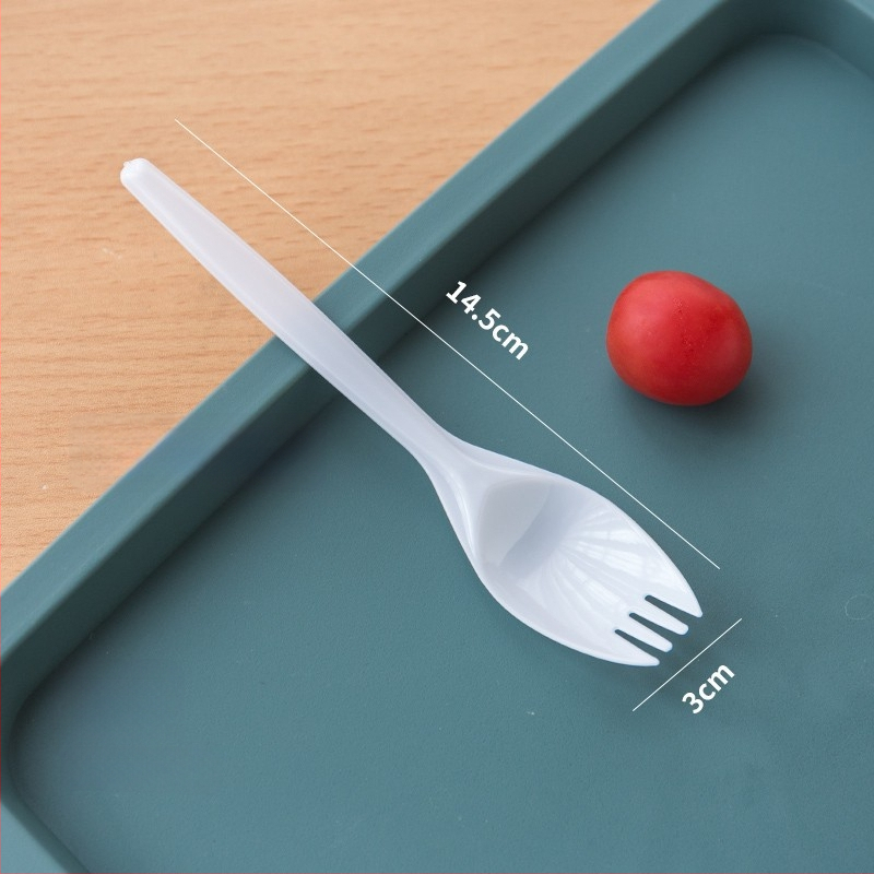 Μίας χρήσης πιρούνι για ψήμένες γλυκοπατάτες, παχύ και ανθεκτικό από PP, ατομικά συσκευασμένο.