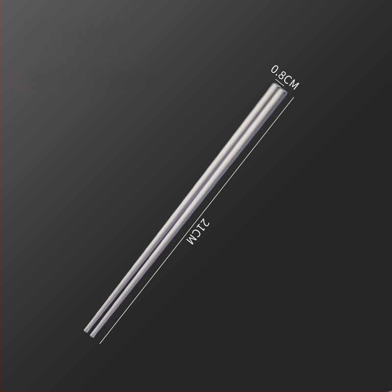 Τριμελές σετ από τιτάνιο για τραπέζι: πιρούνι, κουτάλι και ξυλάκια, Ma Lun Guang γυαλισμένο, παιδικό, μοντέρνο μινιμαλιστικό στυλ