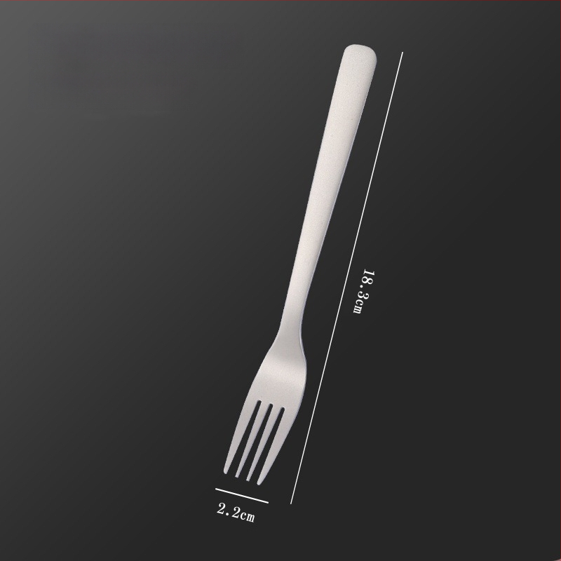 Τριμελές σετ από τιτάνιο για τραπέζι: πιρούνι, κουτάλι και ξυλάκια, Ma Lun Guang γυαλισμένο, παιδικό, μοντέρνο μινιμαλιστικό στυλ