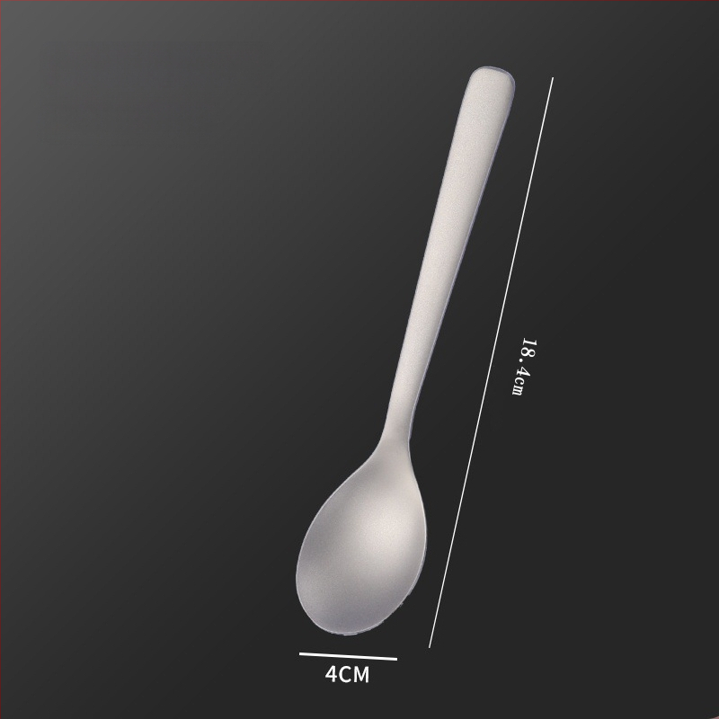 Τριμελές σετ από τιτάνιο για τραπέζι: πιρούνι, κουτάλι και ξυλάκια, Ma Lun Guang γυαλισμένο, παιδικό, μοντέρνο μινιμαλιστικό στυλ