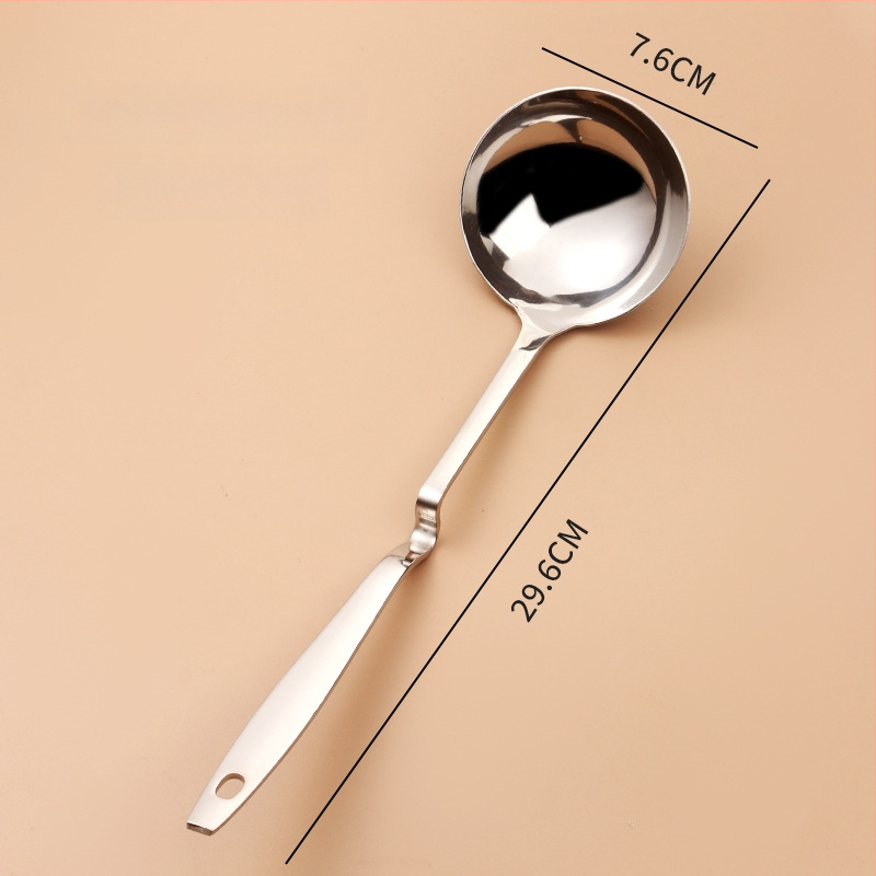 Köögilabidas drenaaživentidega, pikk käepide, roostevabast terasest, kuumuskindel, põletuste vältimine