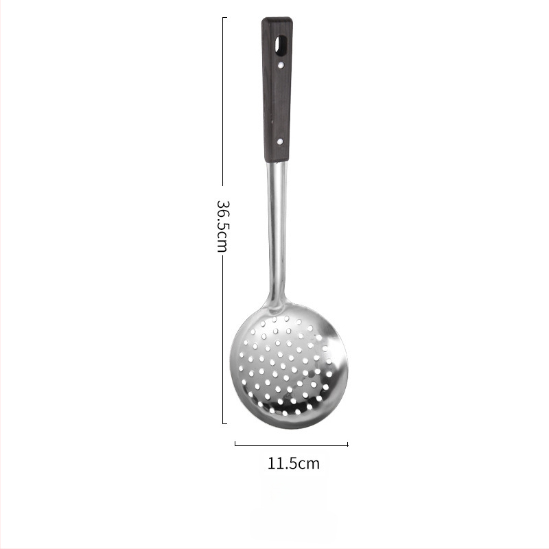 Supi lusikas ja spatula komplekt – roostevaba teras, PP käepide, kaasaegne minimalistlik stiil, libisemisvastane ja kuumuskindel