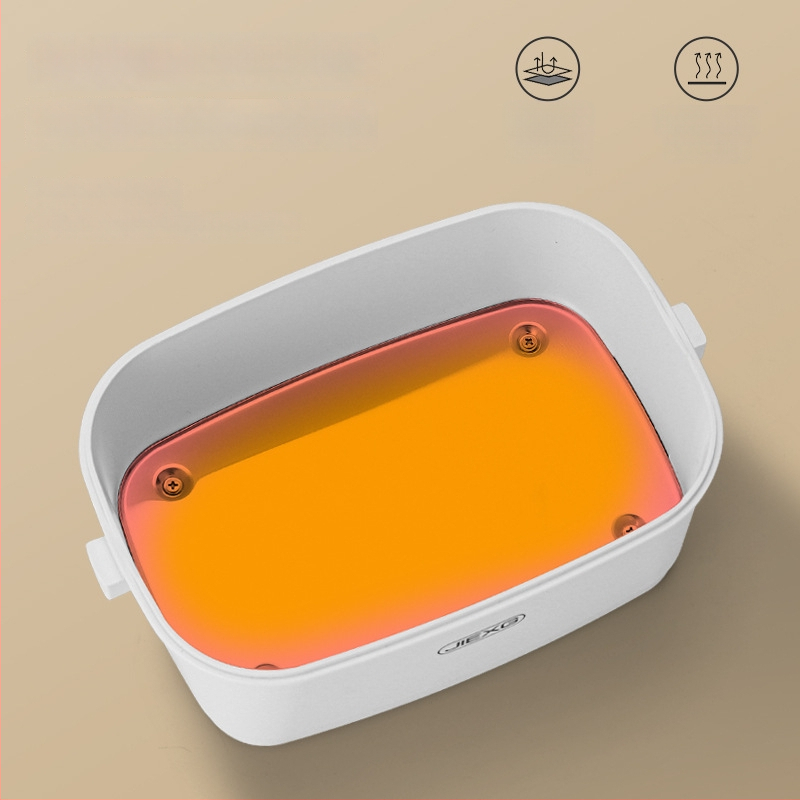 JIEXG FH-A15 Cutie electrică pentru prânz, încălzire fără apă, capacitate 1.6–2.0 L, vas interior din oțel inoxidabil 304, carcasă din plastic PP, tensiune 12V/24V/220V, putere 40W