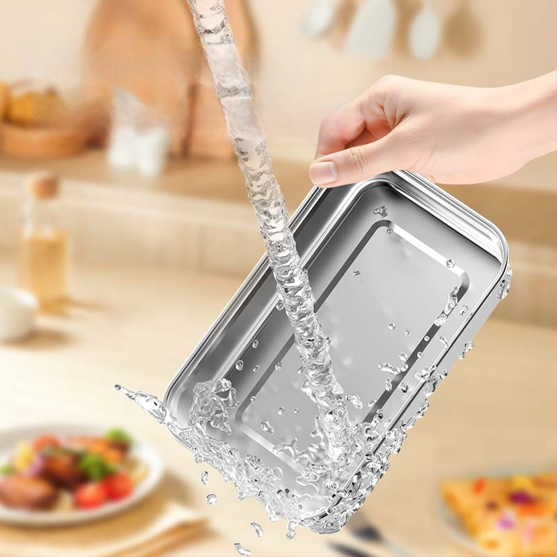 Cutie electrică pentru prânz cu încălzire fără apă, alimentare USB 5V 15W, recipient interior din oțel inoxidabil, model F13