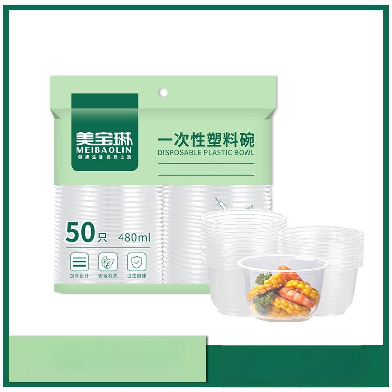 Ühekordsed plastikaussid, ristkülikukujulised, 401–500 ml, 20 tk pakis, Guangdongi päritolu