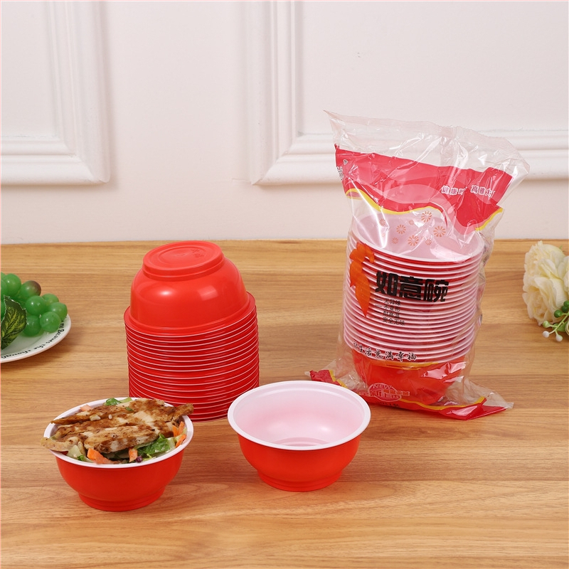 Ühekordne kauss Yongxie, ümmargune, 360 ml, plastikust, logoga trükkimine, kohandatav