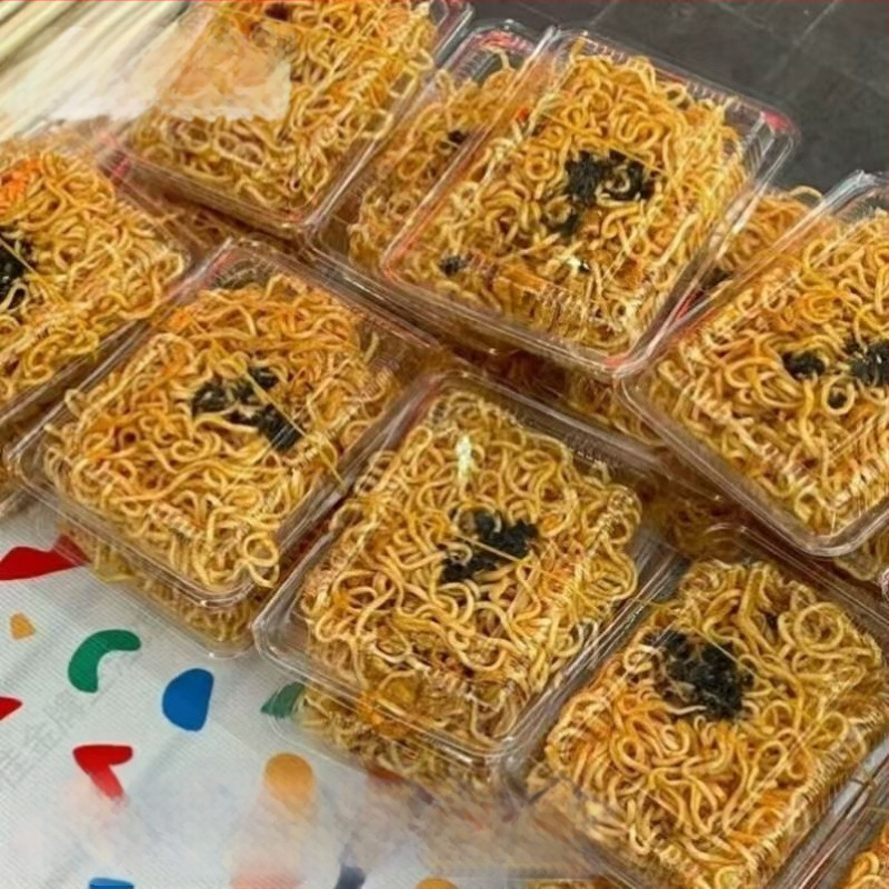 Cutie de ambalare din plastic, de unică folosință, cu capac, transparentă, potrivită pentru fructe și preparate reci