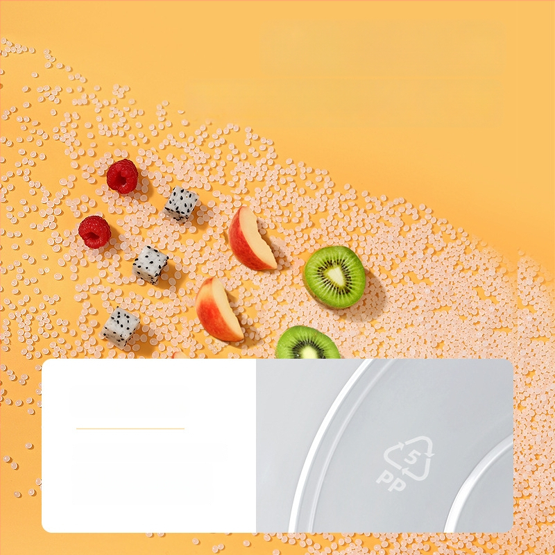 Cutie de prânz din plastic, o singură utilizare, cu capac, design îngroșat, corp transparent, potrivită pentru microunde, 50 seturi într-un ambalaj