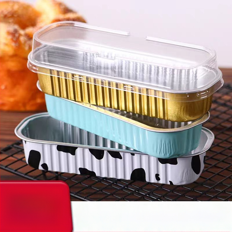 Ühekordselt kasutatav alumiiniumfooliumi küpsetustaldrik, ristkülikukujuline, 200 ml mahutavus, kohandatav, kaubamärk Hong Kong Long