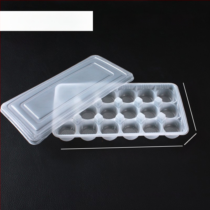 Cutie de plastic de unică folosință pentru bile mari de orez lipicioase, lucrate manual (nu este potrivită pentru microunde; imprimare logo disponibilă; procesare și personalizare prin agent; origine: China continentală)