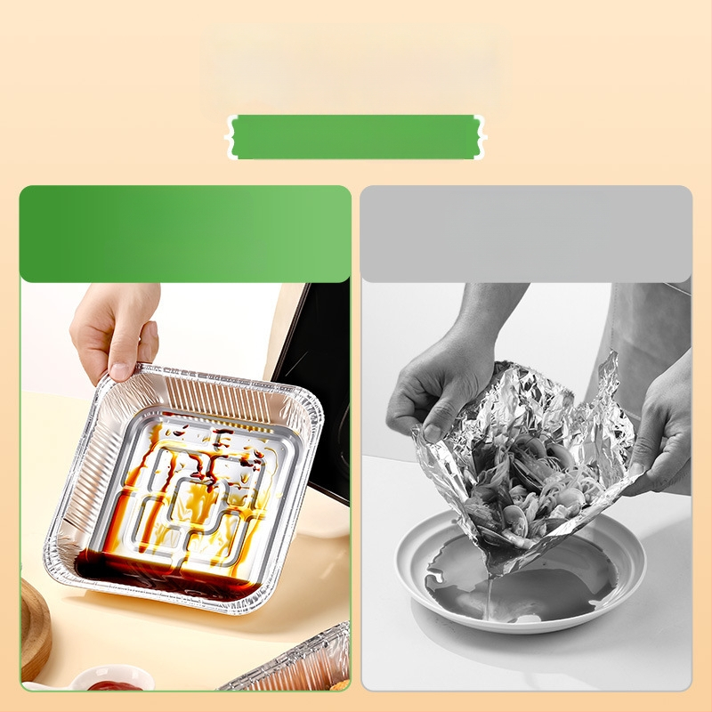 Ühekordne paberi- ja alumiiniumfooliumist taldrik – ümmargune või ristkülikukujuline, toidukvaliteet, 10–55 tükki, 3-aastane kõlblikkusaeg, taaskasutatav