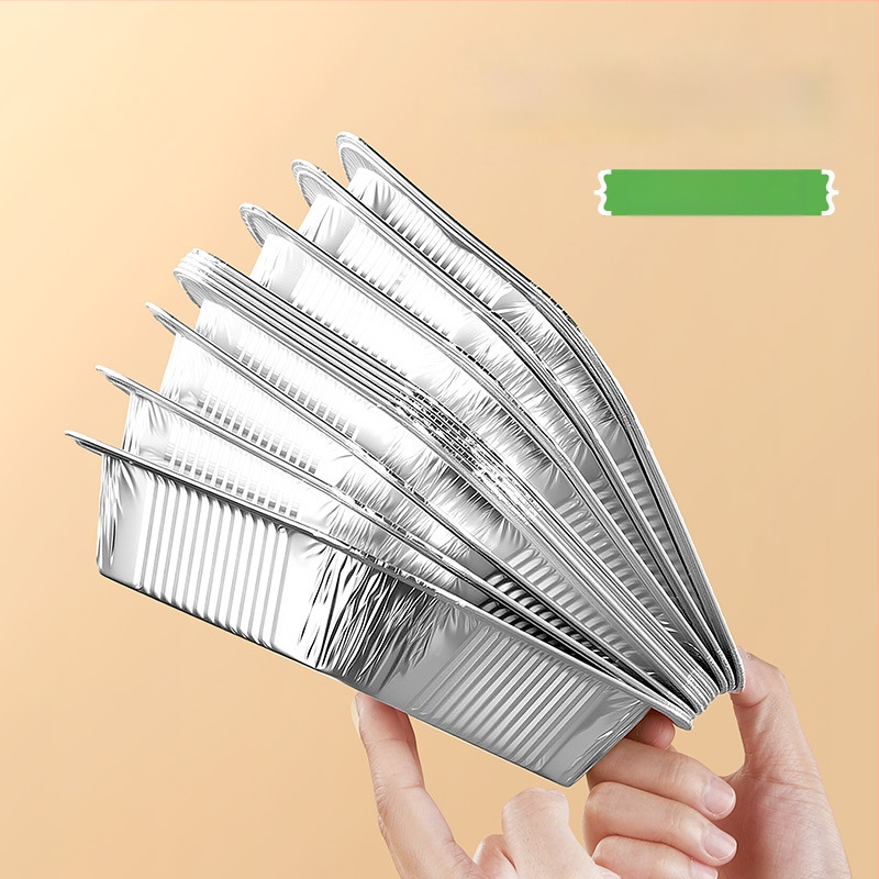 Ühekordne paberi- ja alumiiniumfooliumist taldrik – ümmargune või ristkülikukujuline, toidukvaliteet, 10–55 tükki, 3-aastane kõlblikkusaeg, taaskasutatav