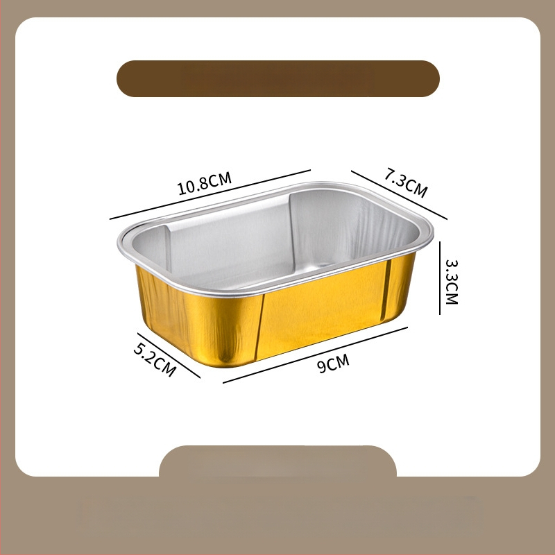 Cutie unică din folie de aluminiu pentru take-out, imprimare logo disponibilă, nu este compatibilă cu cuptorul cu microunde, non-biodegradabilă