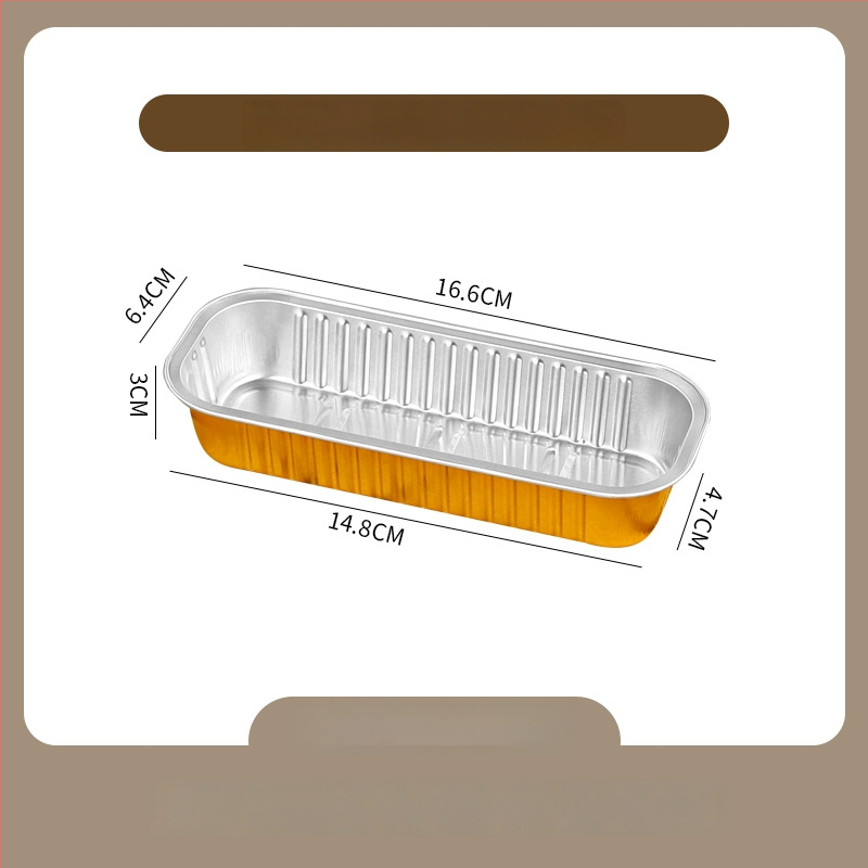 Cutie unică din folie de aluminiu pentru take-out, imprimare logo disponibilă, nu este compatibilă cu cuptorul cu microunde, non-biodegradabilă
