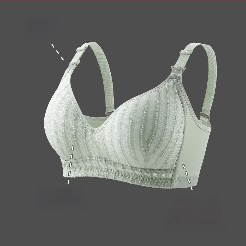 Sutien za dojenje s tankim oblikom košarica, žakard dizajn, materijal najlon (podstava: najlon; zatvarač: stražnje s tri reda kukica; bez čeličnih prstena)